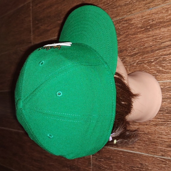 New Era 59Fifty Stussy Embroidered Logo Green Fitted Hat Vintage - Picture 7 of 11